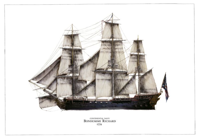 Continental Navy Bonhomme Richard 1779